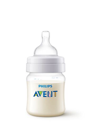 Бутилка Avent Anti-Colic 125 ml, биберон за новородено поток 1, 0 м+ SCY100/01