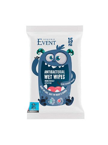 EVENT АНТИБАКТЕРИАЛНИ КЪРПИ EXTRA SOFT за деца с екстракт от маслина