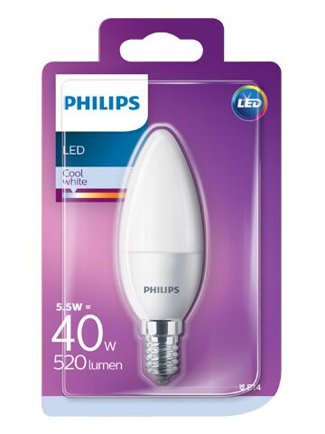 Philips 5W 40W 520lm E14