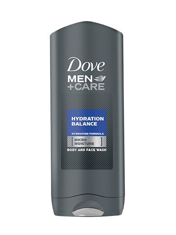 DOVE Men Care hydration body and face wash