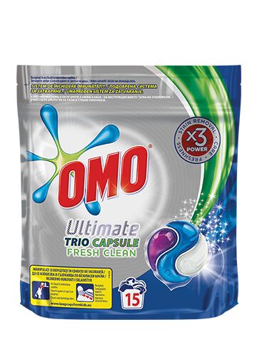 OMO Ultimate Capsuls Fresh Clean 15