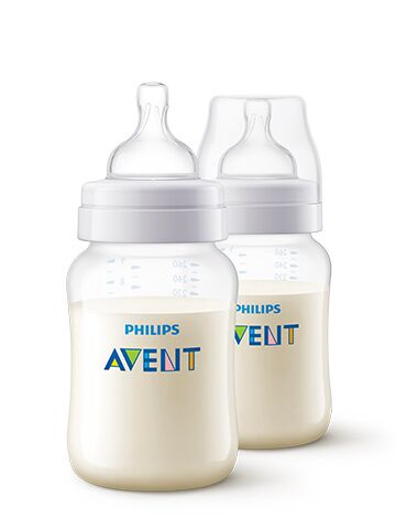Бутилка Avent Anti-Colic 260 ml, биберон поток 2, 1м+