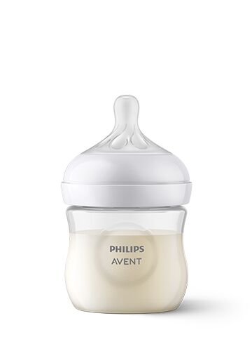 Бутилка Avent Natural Response 125 ml, 0 м+ с биберон с поток 1 SCY900/01