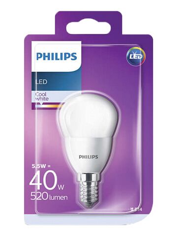 Philips 5W 40W 520lm E14 candle